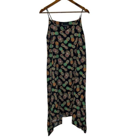 Cynthia Rowley M Pineapple Print Sleeveless Maxi Dress - Fun & Trendy Womens - Picture 1 of 8
